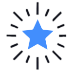 icon showing quality