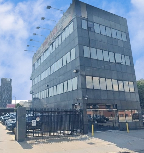 Elite building with sky background